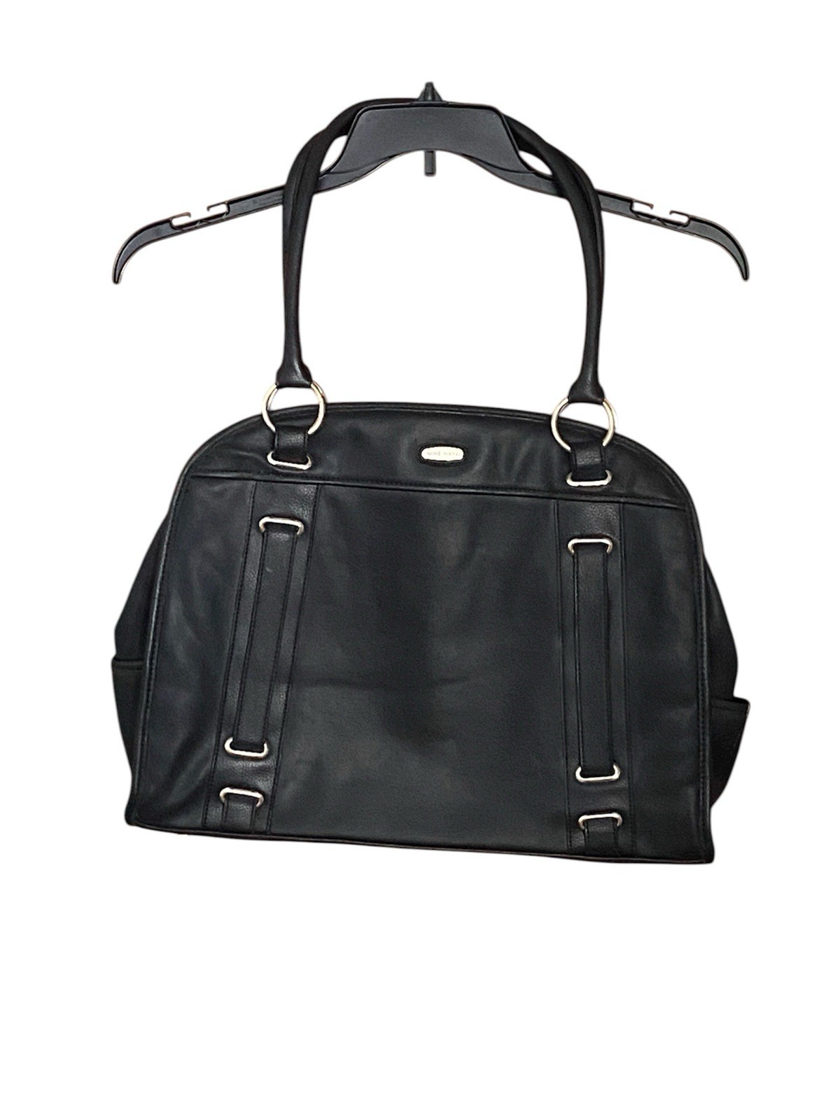 NINE WEST COMPUTER LAPTOP BAG MULTI POCKETS TWO OUTSIDE POCKETS ON SIDE EUC