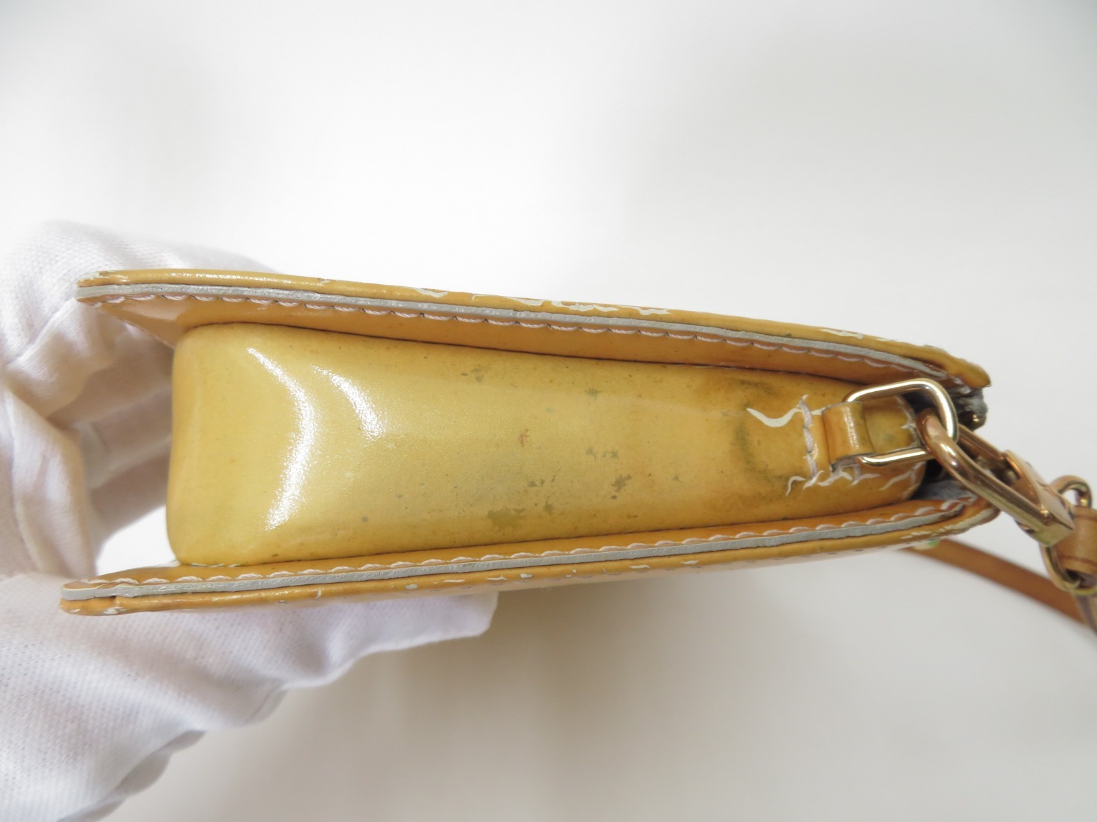 Authentic Louis Vuitton Monogram Vernis Lexington Handbag F#53822