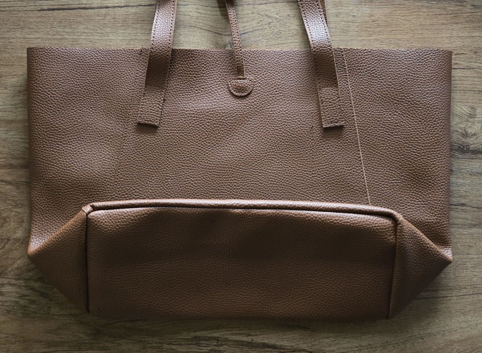 Tanger Tote Bag Light Brown Pebbled Leather Shopper Boho Tassel 2020