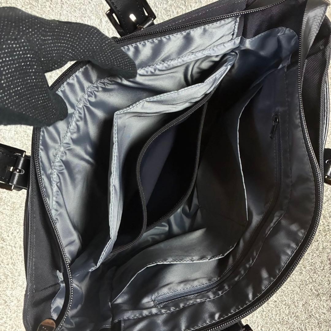 Takeo Kikuchi Cordley Smart Brief Tote Bag Black A4 Japan Near Mint 083119