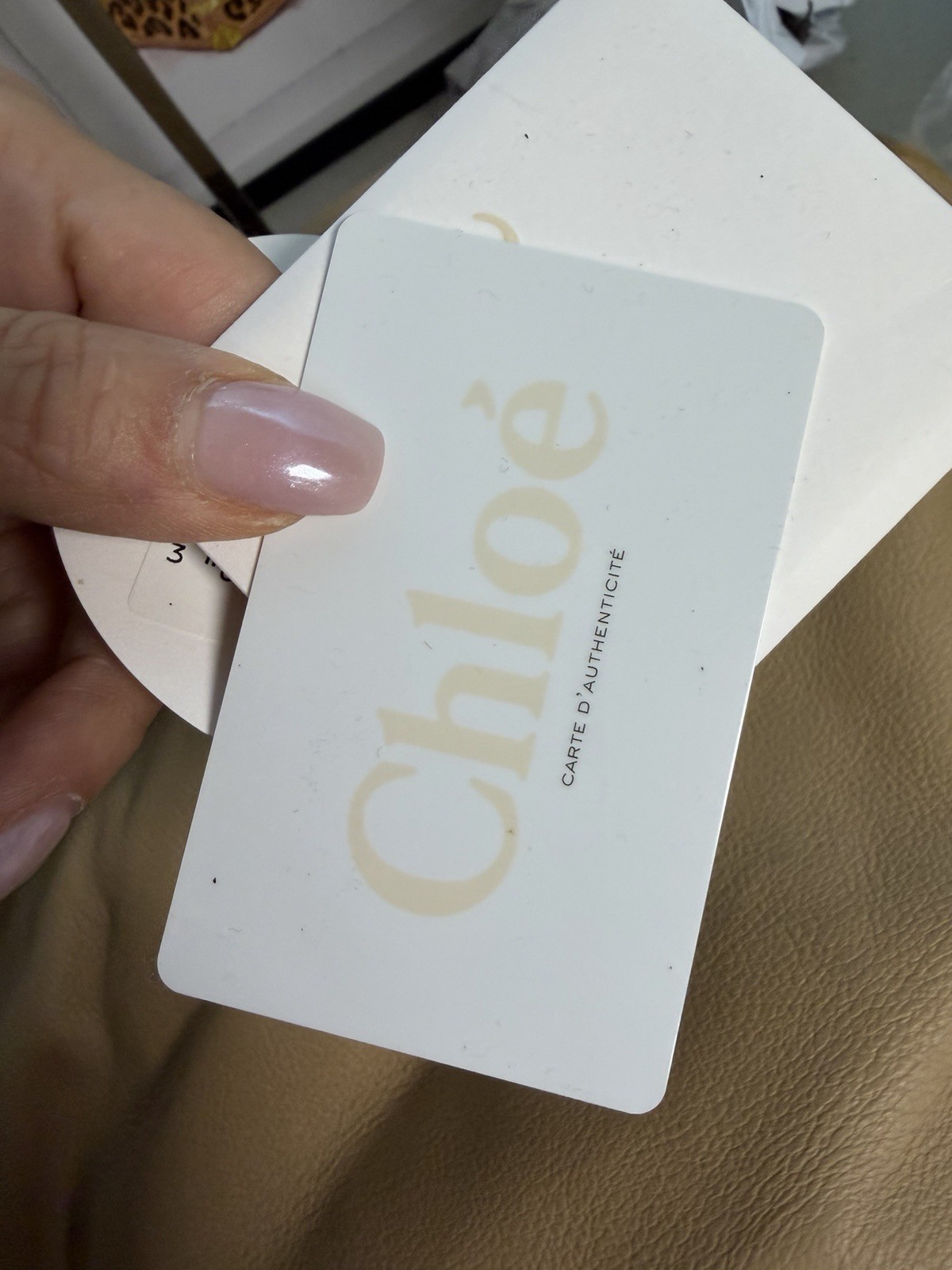 Authentic Chloé Marcie Large Hobo Beige Leather Shoulder Bag w/Auth Card