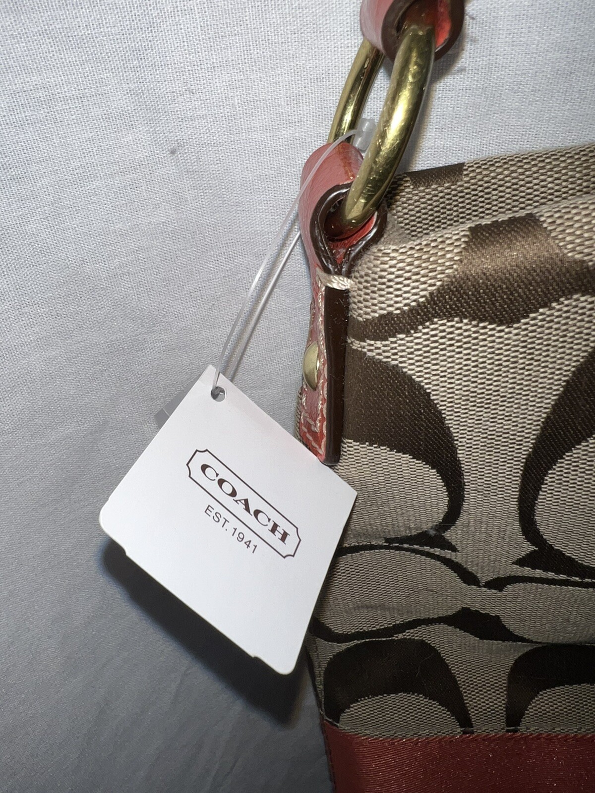 Authentic Coach / Persimmon SIS File Swingpack Bag