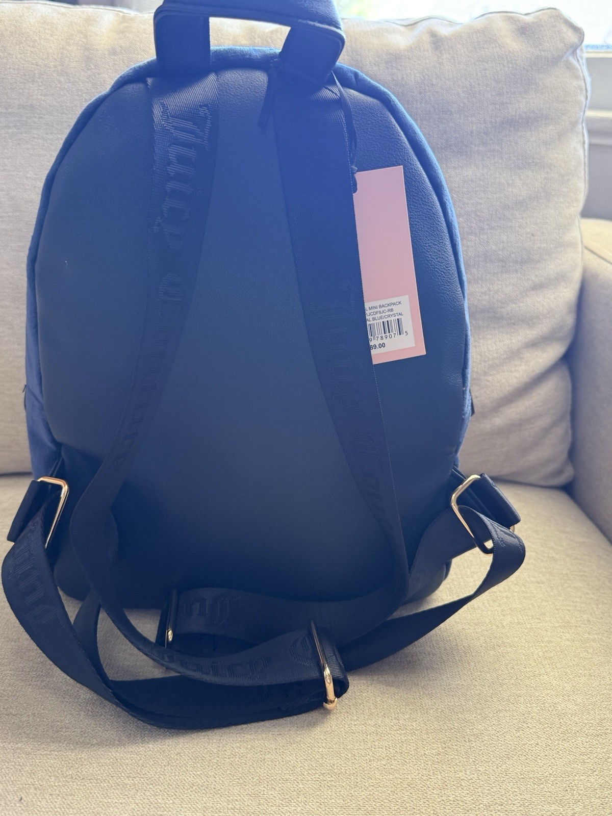 BEAUTIFUL JUICY COUTURE JUICY FOR ALL REGAL BLUE BACKPACK