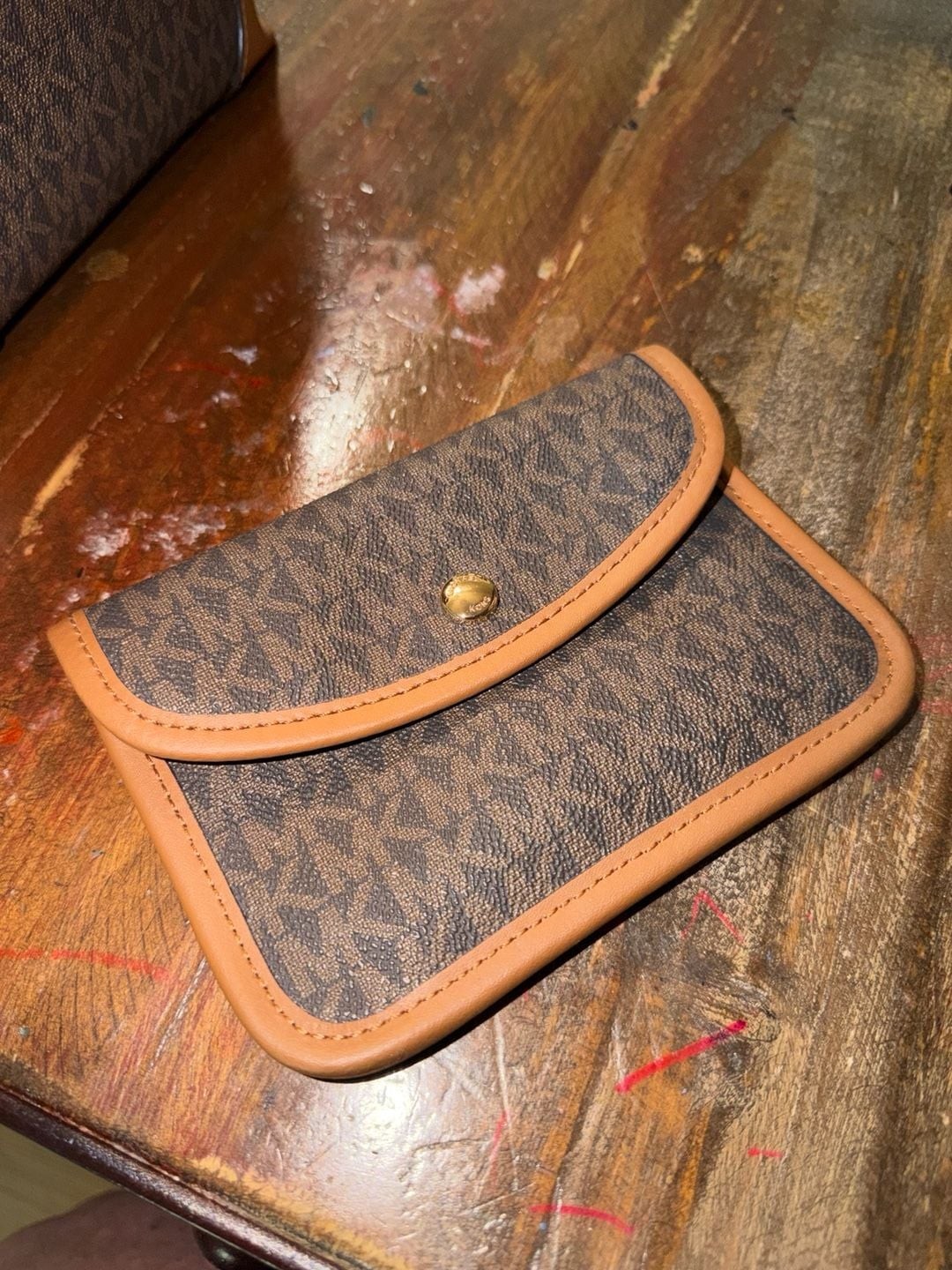 Michael Kors Eva Extra-Small Logo Canvas Tote Bag