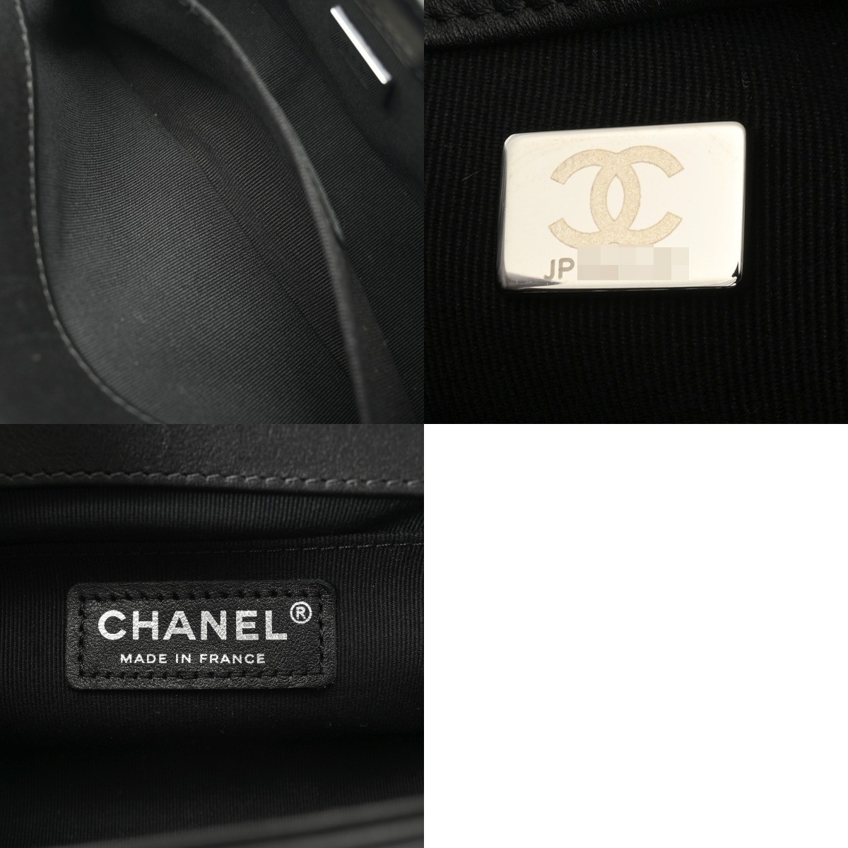 CHANEL ChainShoulder 7.9″ A67085 Boy Chanel/V Stitch lambskin black Women Sh…