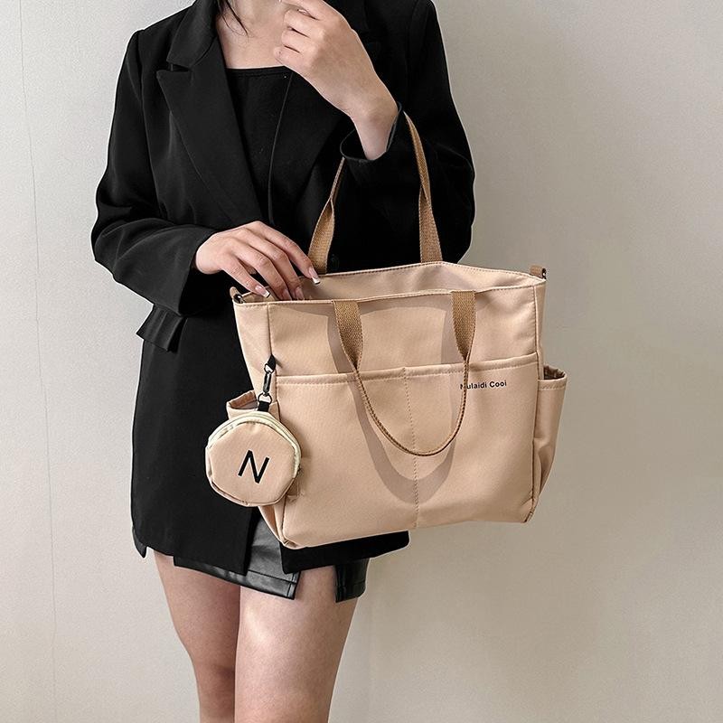 Waterproof Oxford Women’s Shoulder Crossbody Tote Bag, Casual Student Handbag