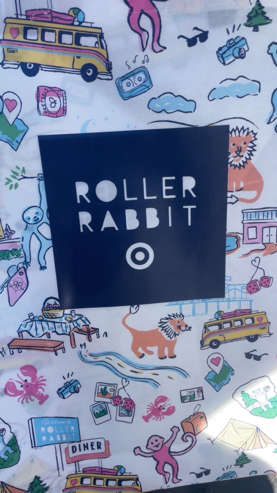 Roller Rabbit x Target Exclusive Shopping Bag