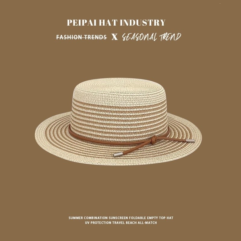 Womens Spring Summer Straw Hat And Large-capacity Bag Set Multicolor Tote And Sh