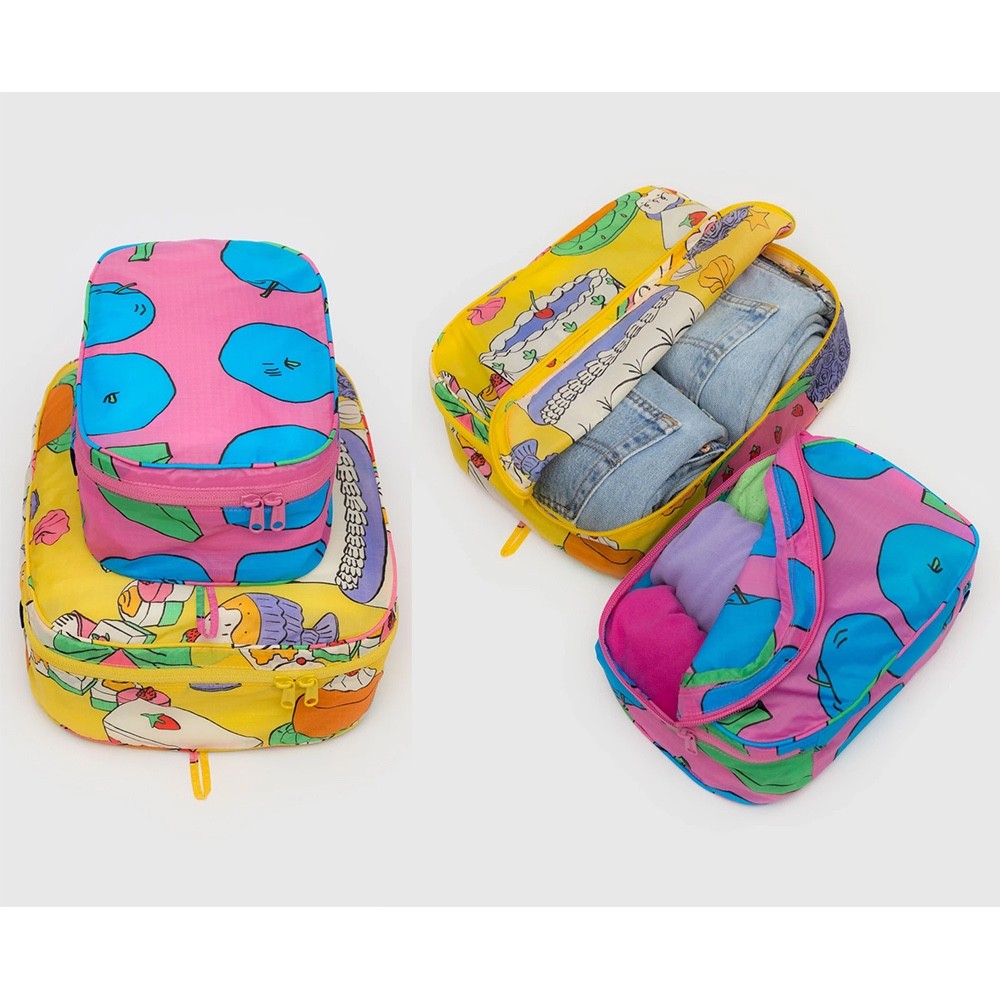 NEW Baggu Packing Cube Set Still Life