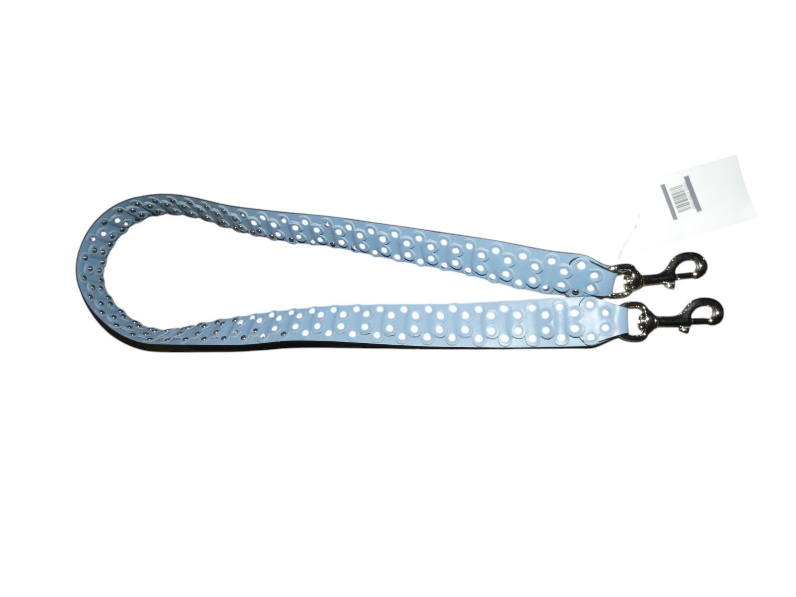 Red Valentino Guitar Handbag Strap Blue Leather Silver Studded Bag Strap New