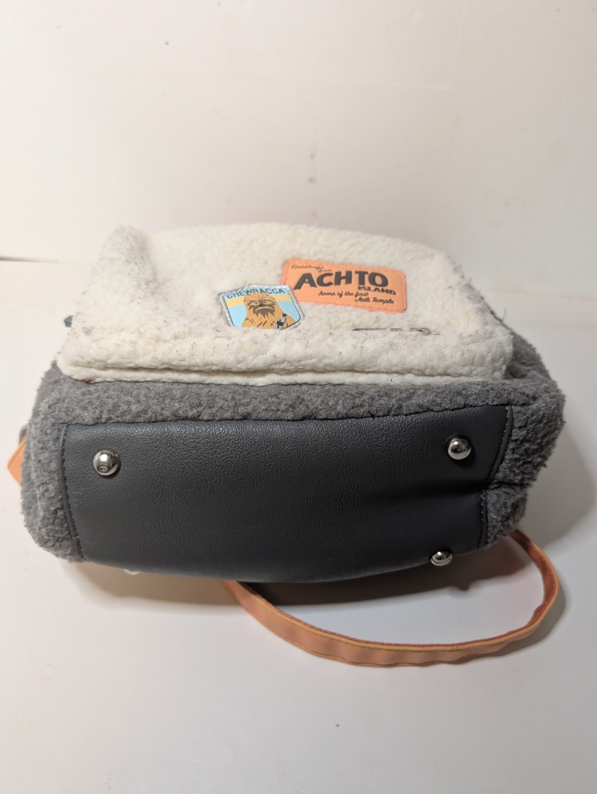 Bioworld Star Wars Porg Sherpa Mini Backpack Disney EUC