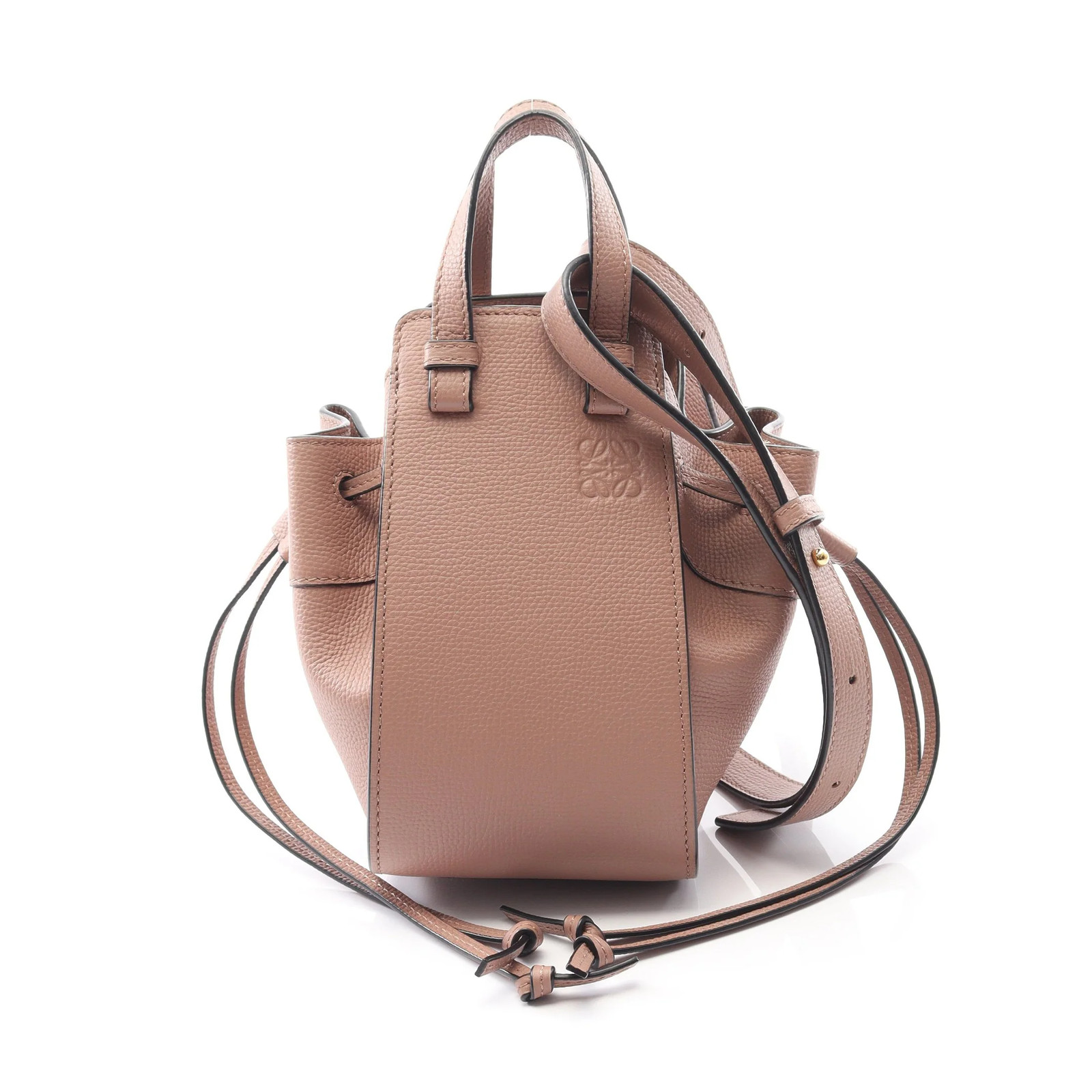 Loewe 2WAY Shoulder Bag Beige Leather #RCB466