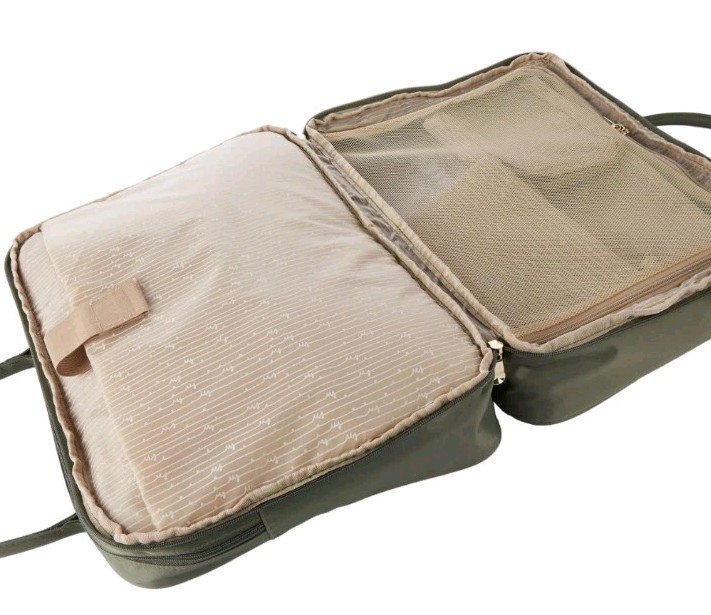 Samantha Brown Carry All Bag Satchel Laptop-Mocha Bisque-NWT