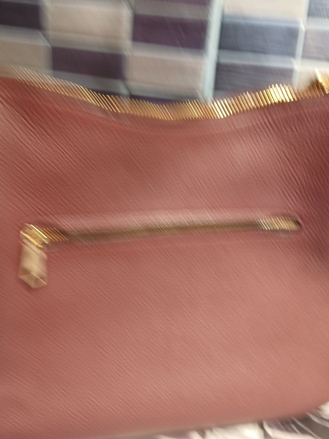 Coach Pebble Leather Rori Shoulder Bag Burgundy