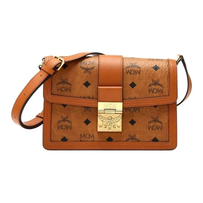 MCM Tracy Visetos Cambridge crossbody shoulder bag small women’s 8.6×2.1×5.9 in