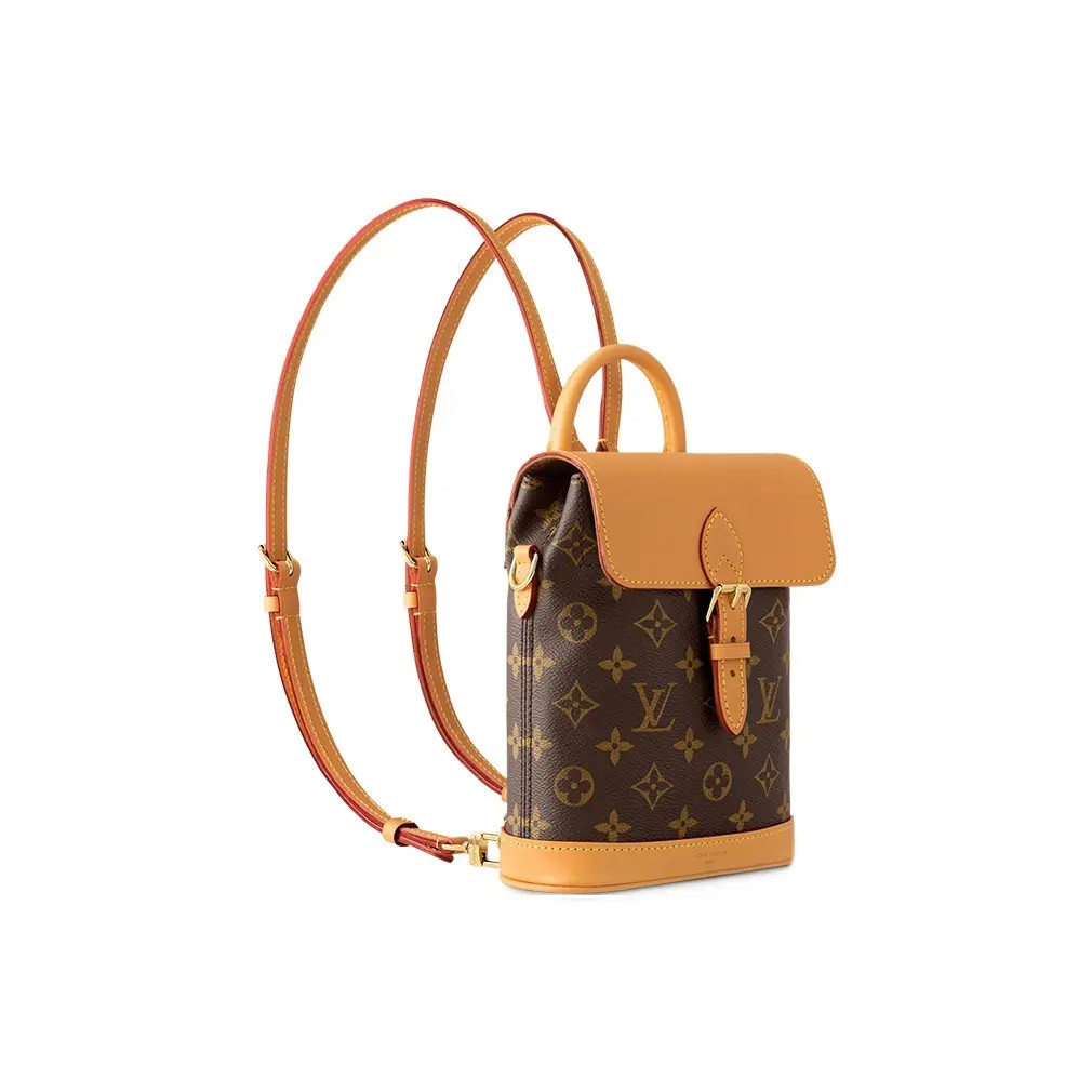 LOUIS VUITTON Soho Coated Canvas Backpack Women’s 6.7×3.1×9.1 in