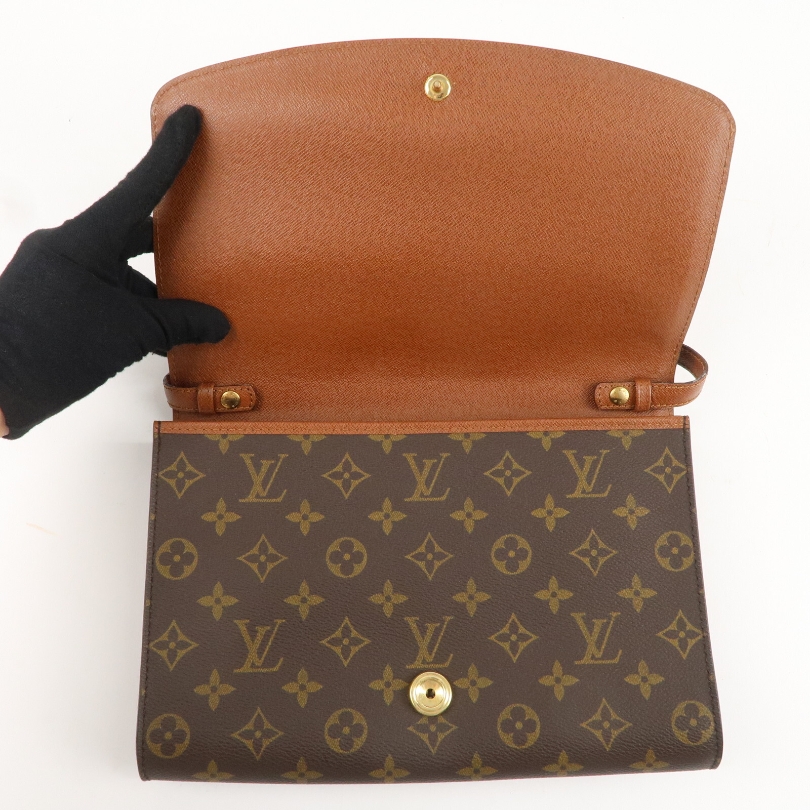 Louis Vuitton Monogram Bordeaux 2Way Bag Shoulder Bag M51797 Auth Used