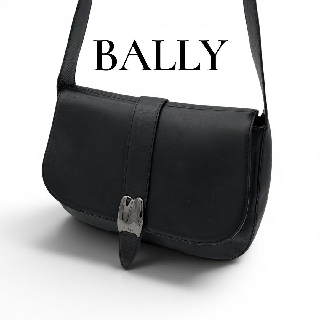 BALLY vintage leather shoulder bag y2k 13a