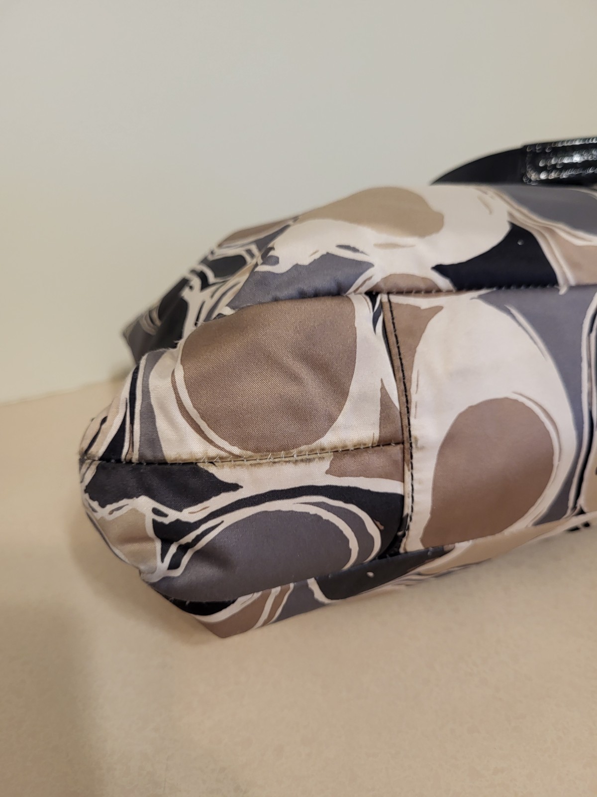 Coach Ashley Signature Sateen Large Satchel Handbag F17644