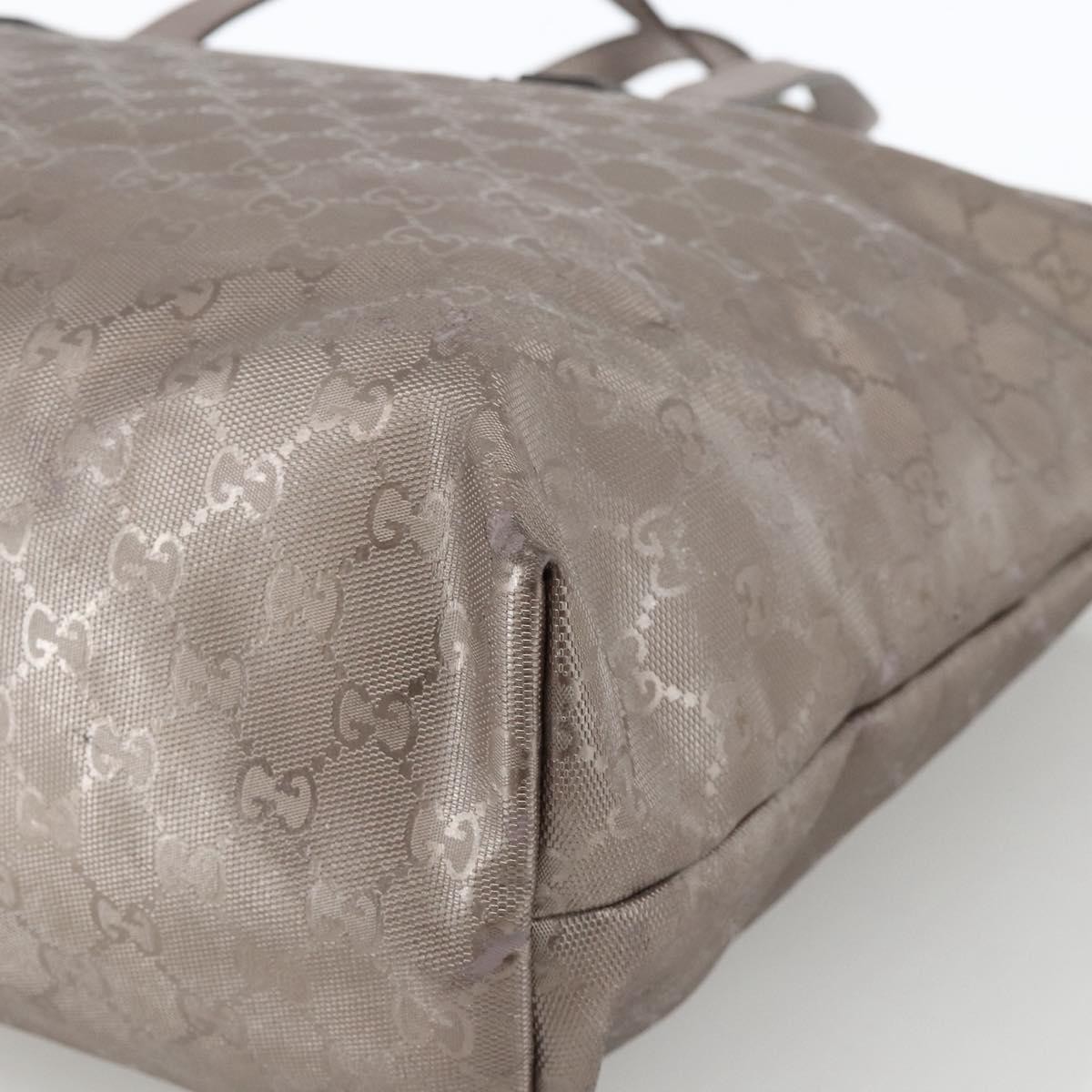 GUCCI GG Implementation Tote Bag PVC Pink Silver 211120 Auth ka3783A