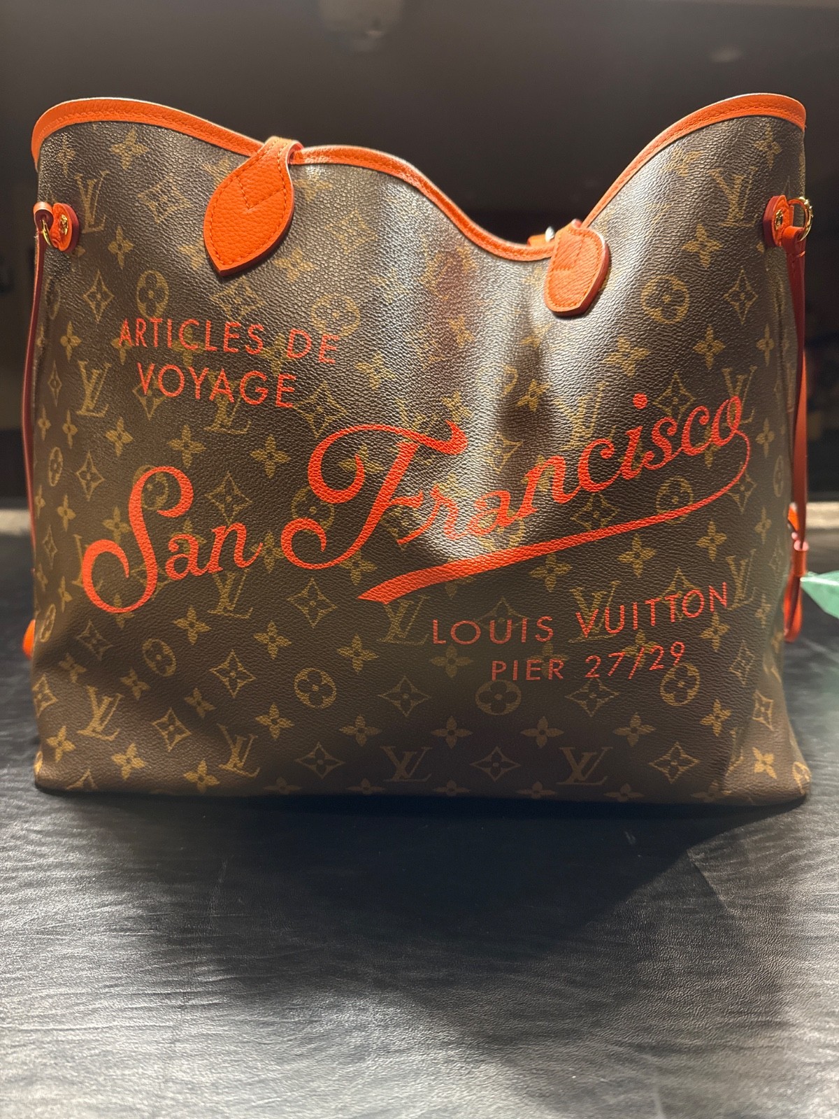 Monogram Articles de Voyage San Francisco LV Cup Neverfull GM Orange
