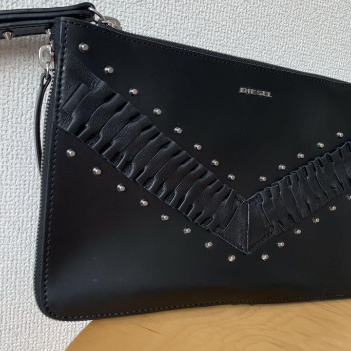 Diesel Women 2Way Clutch Shoulder Bag 20x3x31.5cm Almost unused Luxury Classic