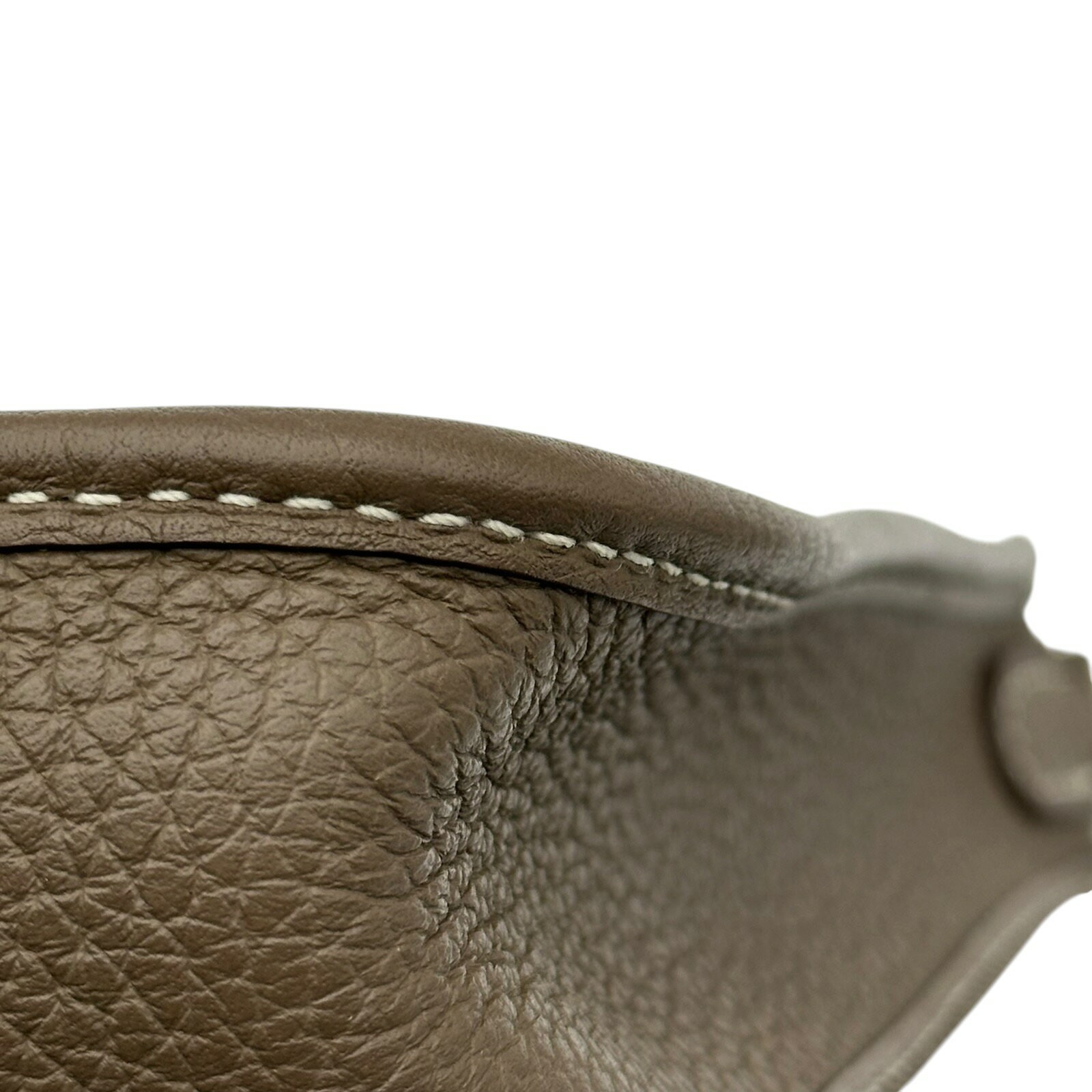 Hermes Evelyne TPM Shoulder Bag Taurillon Clemence Leather Etoupe Z Stamp 99