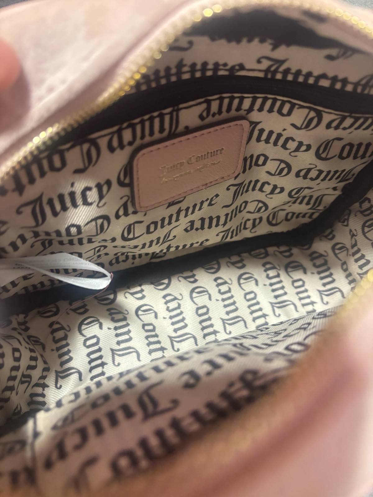 Juicy Couture Pink Logo Crossbody Bag
