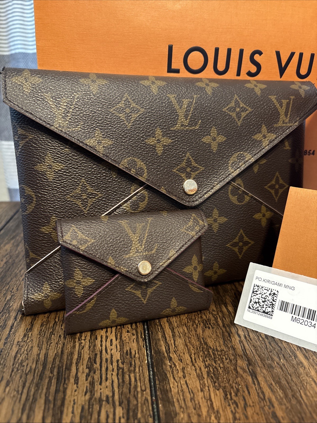 Authentic Louis Vuitton LV Monogram Kirigami Pochette Large Small