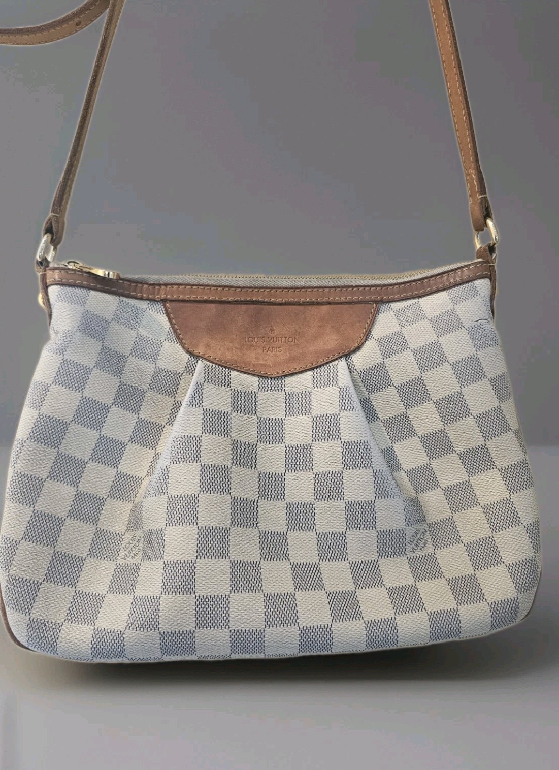 Louis Vuitton Siracusa Shoulder Bag PM Leather Wt