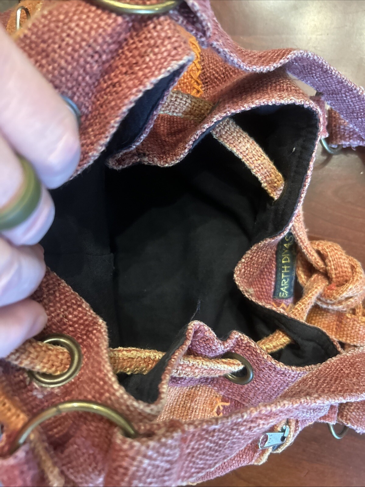 Earth Divas Fair Trade Women Bag Earthy Fade Patchwork Boho Hippie Shoulder Tote
