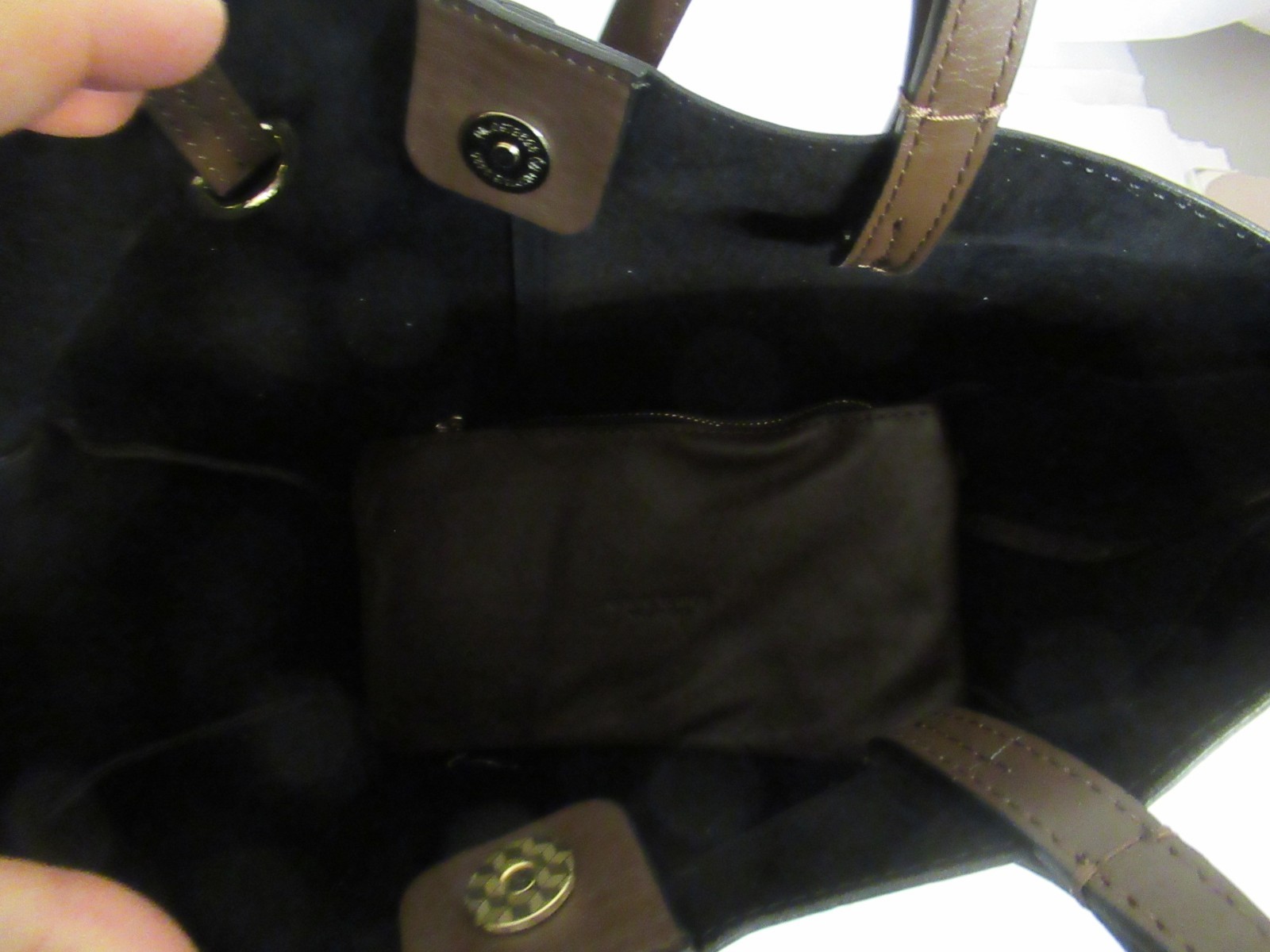ITALIAN PREMIUM SMOOTH LEATHER LARGE CONVERTIBLE BAG HANDBAG TOTE- MADE IN ITALY
