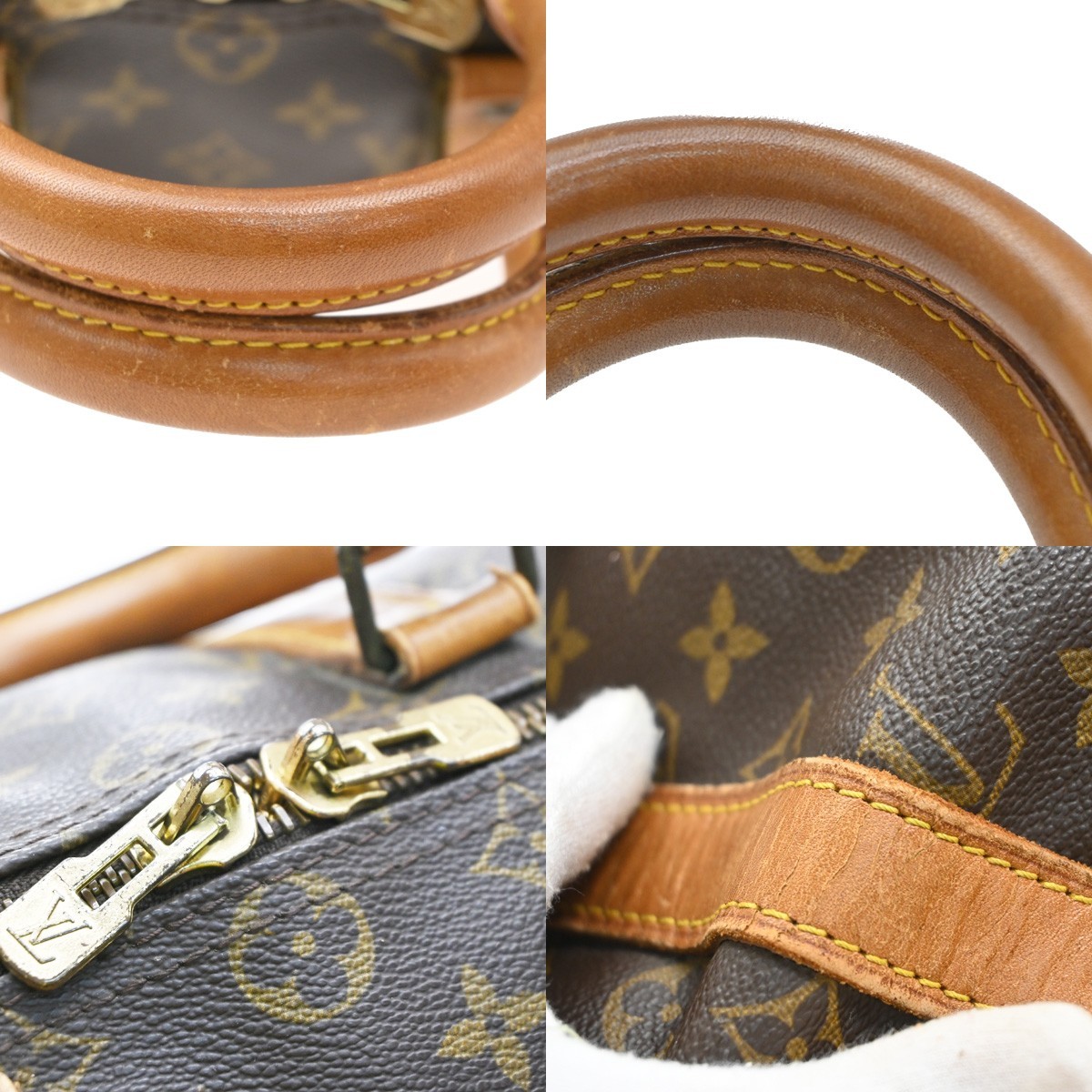 LOUIS VUITTON Keepall 45 Travel Hand Bag Monogram Leather Brown M41428 84YJ295