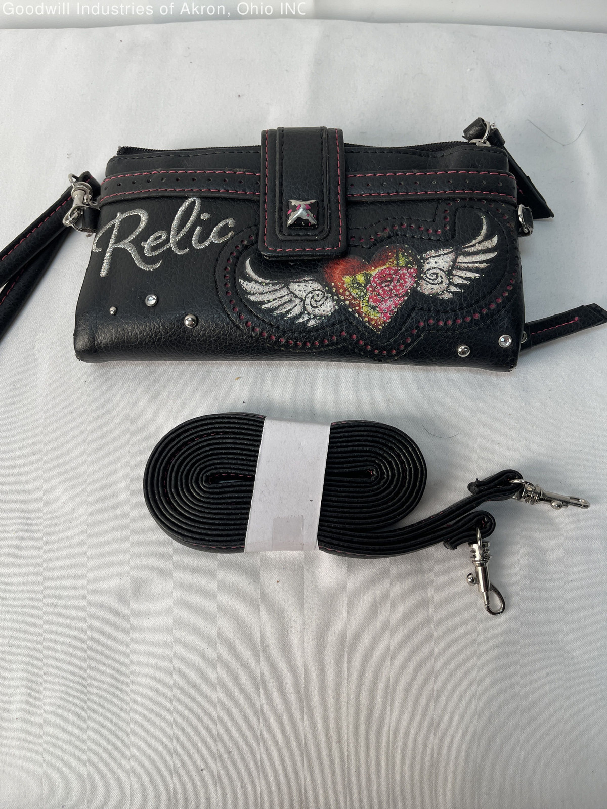 Gently Loved Multicolor Relic Wallet/Cross Body Handbag