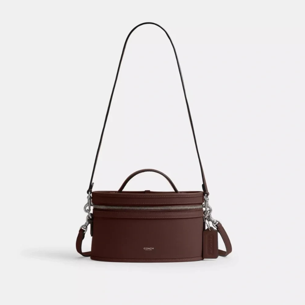 B17-010 NWT Coach Trail Bag CBG93 Maple/Silver