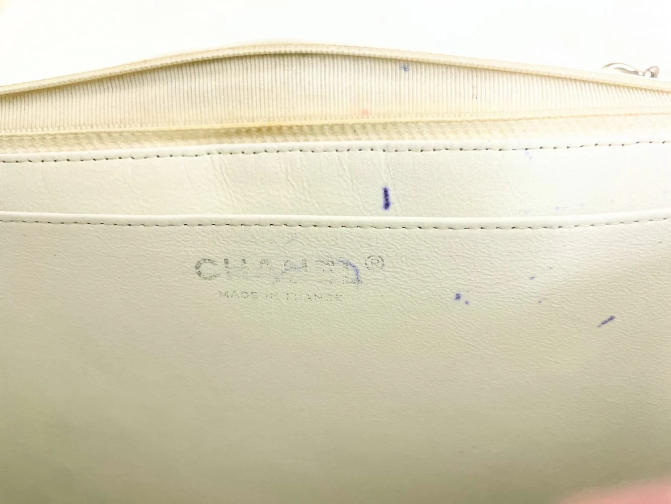 Chanel Jumbo Caviar Classic Flap White