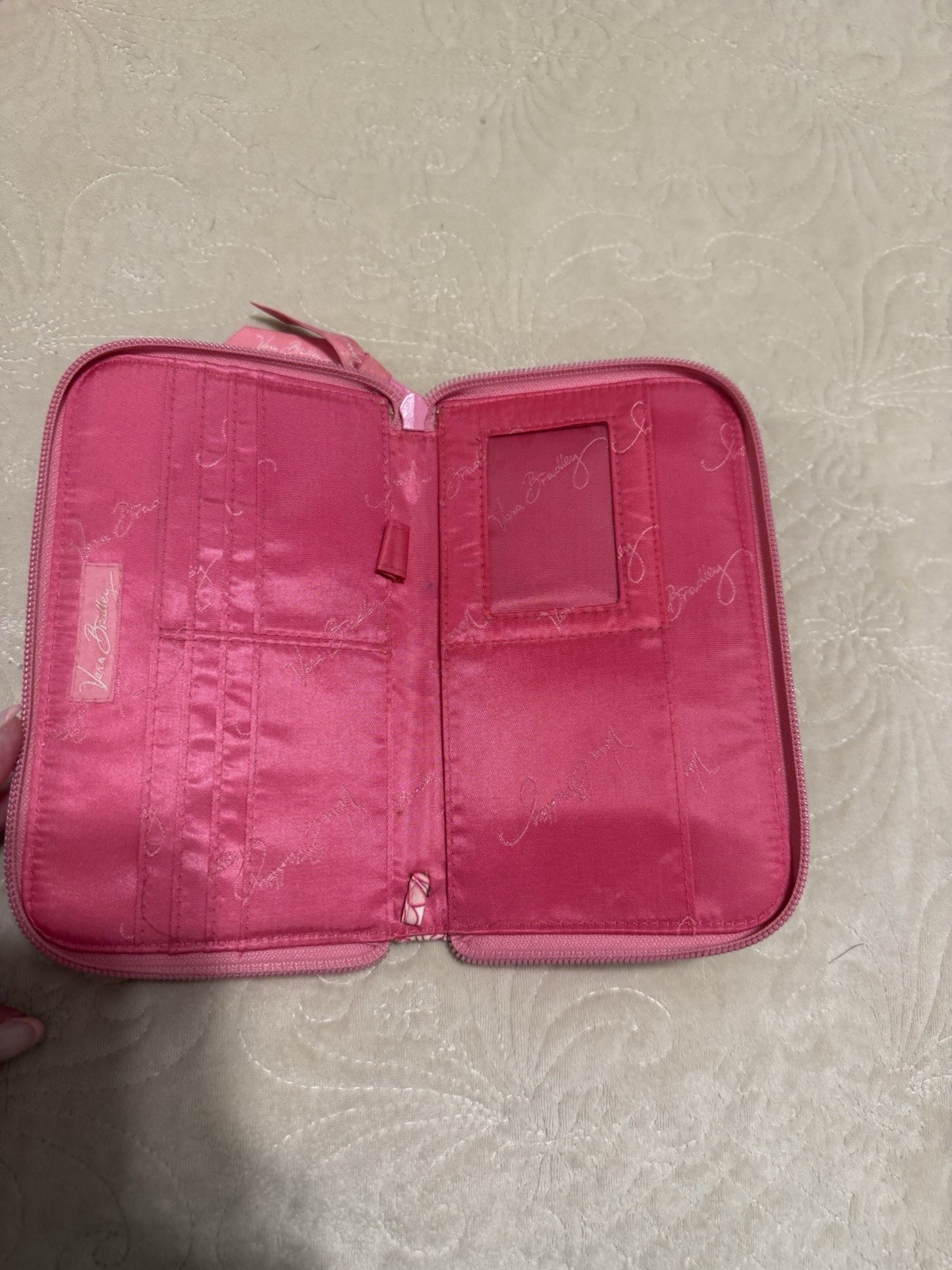 Vera Bradley Fall 2006 Petal Pink Quilted Crossbody Bag & Zip around Wallet