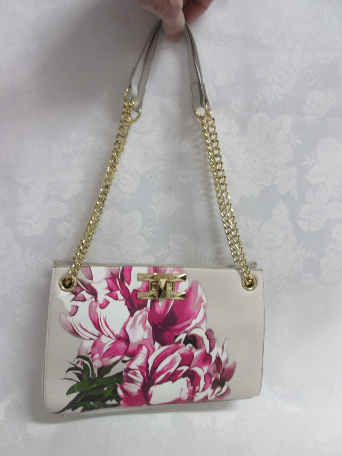 INC International Concepts HARPER Floral Hand Bag or Shoulder Crossover, MWOT