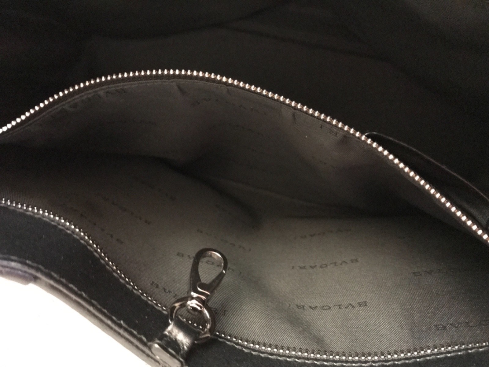 BVLGARI WEEKEND TOTE BAG DARK GRAY/BLACK PVC & LEATHER 100% AUTHENTIC WOW!!