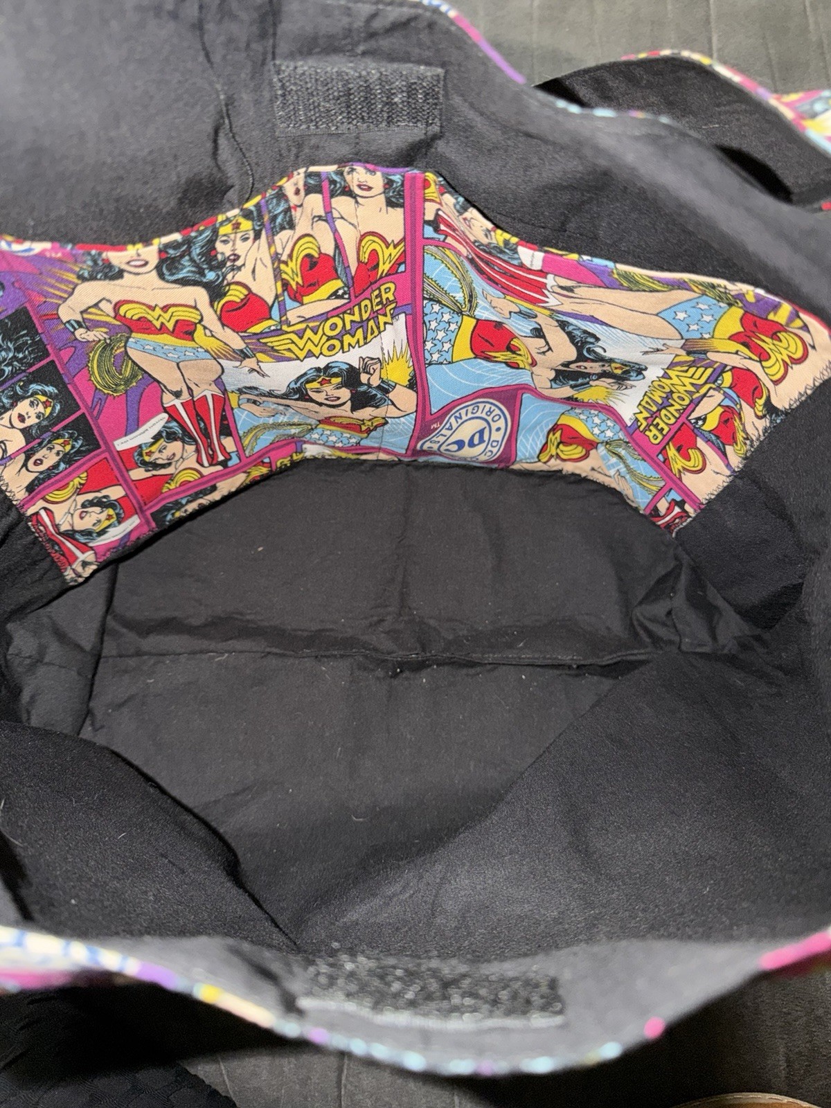Wonder Woman Comic Panel Tote Bag DC Comics Crossbody Large Shoulder Bag
