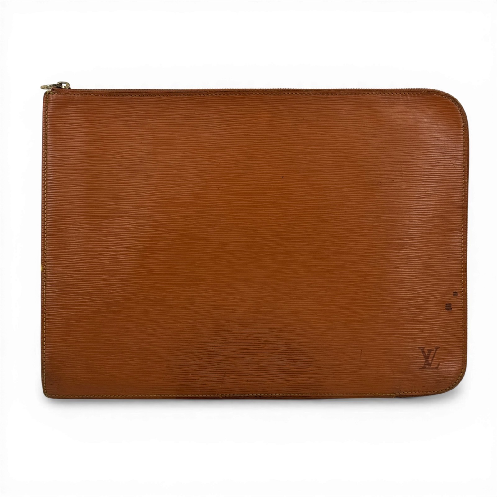 LOUIS VUITTON Porte Document Epi Leather Kenya Brown Portifolio Case M54498