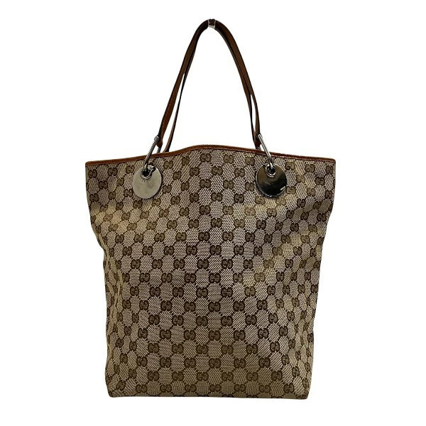 Gucci Gg Canvas 120836 Bag Tote Shoulder Ladies Used
