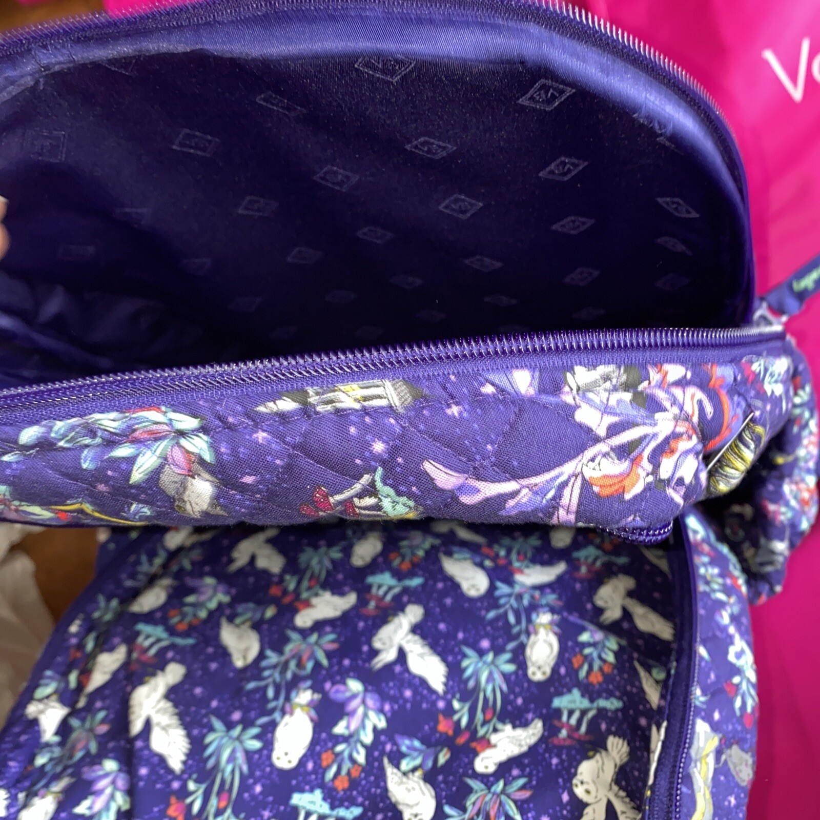 New Nwt Vera Purple Owls Bradley Harry Potter Forbidden Forest Campus Backpack D
