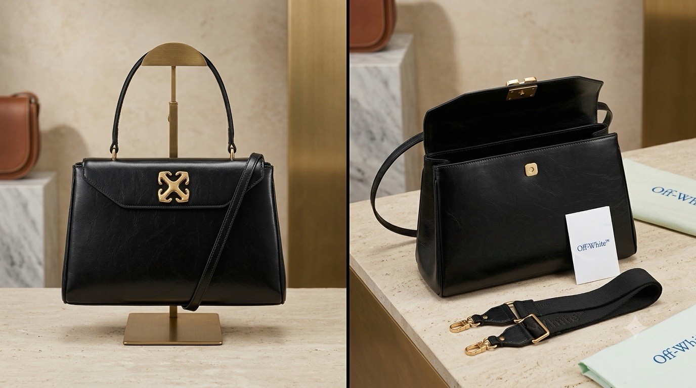 Off White Jitney Leather Bag – MSRP $750