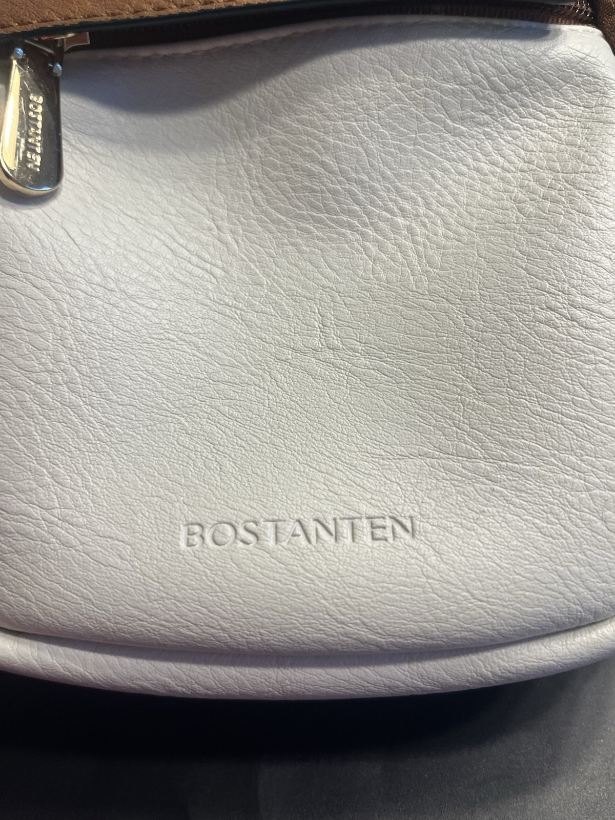 Bostanten Trapeze Leather Sling Crossbody Bag Purse