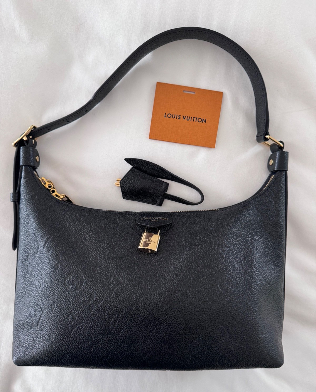 Authentic Louis Vuitton Monogram Empreinte Sac Sport M46610 Shoulder Bag