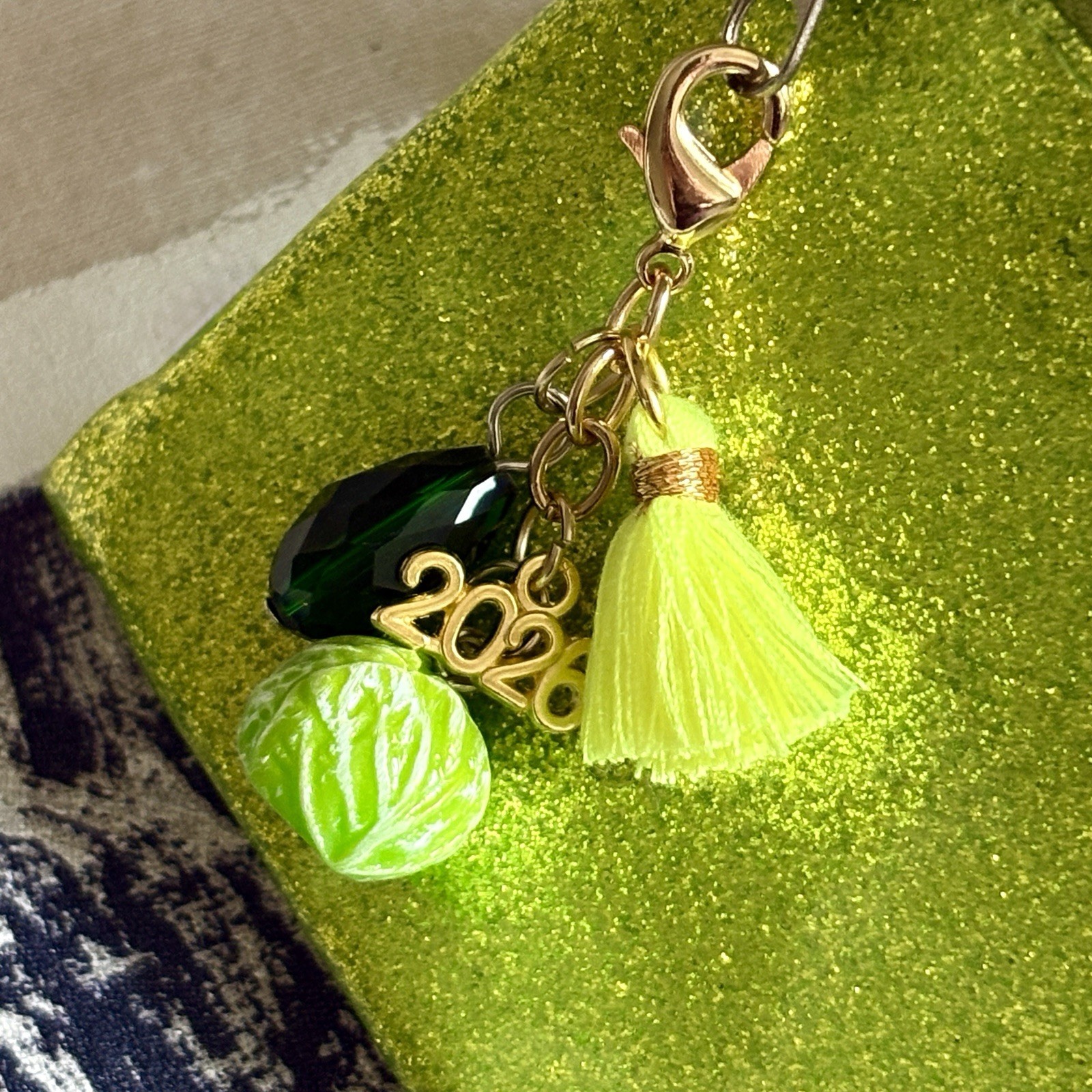 Baily Lighthouse Tote Bag Green Pouch Cabbage Charm Ireland Dublin Howth Island