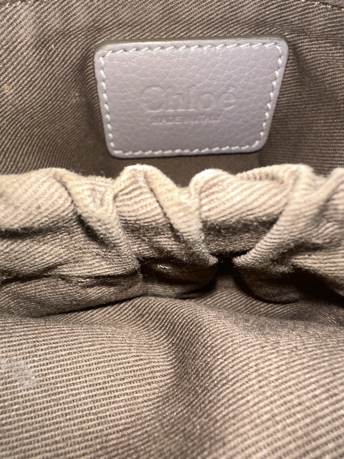 Authentic Chloe Marcie Leather Medium Cashmere Gray Satchel