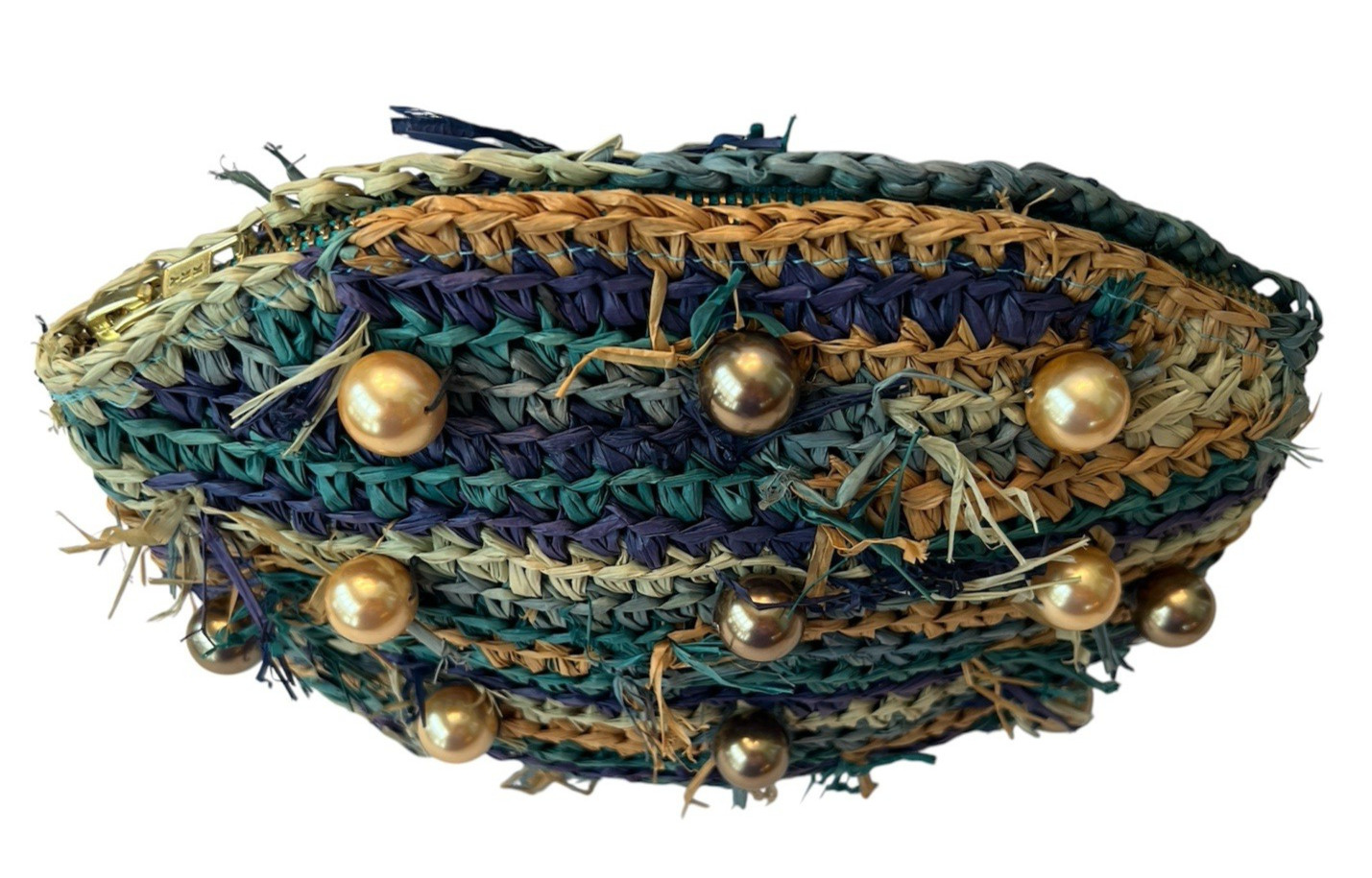 Flora Bella Woven Clutch