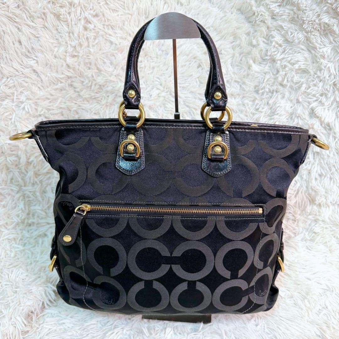 COACH Madison Op Art tote bag 12963 from JAPAN